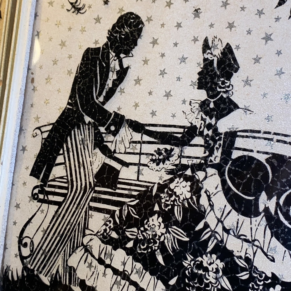 VTG Butterfly Effect Silhouette Colonial Sweethearts & Colonial Holiday Pictures - Picture 4 of 7